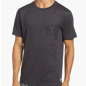 Vuori Men's Black Tradewind Short Sleeve Performance Tee Gym Casual